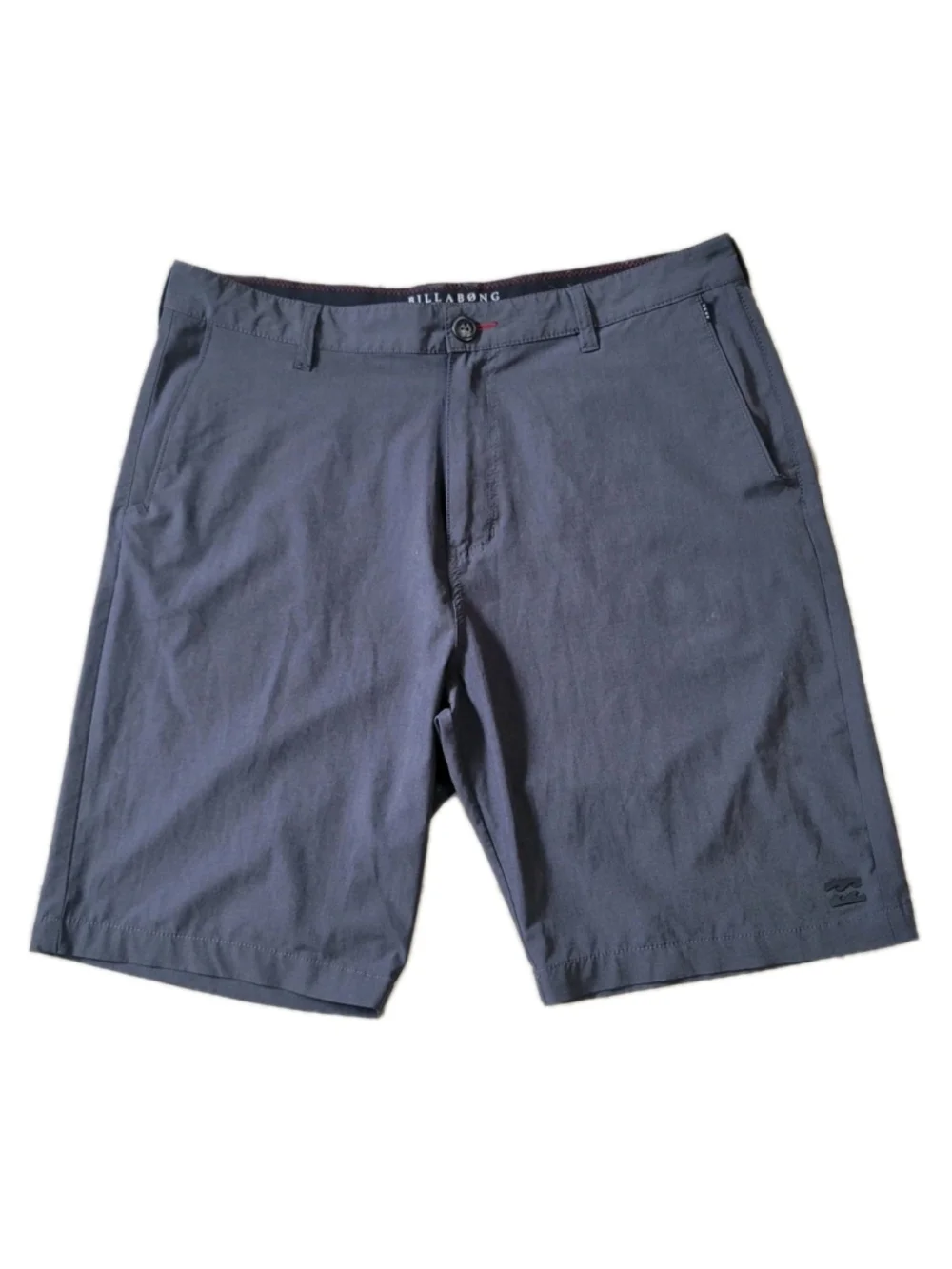 BILLABONG Platinum Men's Gray Polyester Elastane Blend Performance Shorts 34